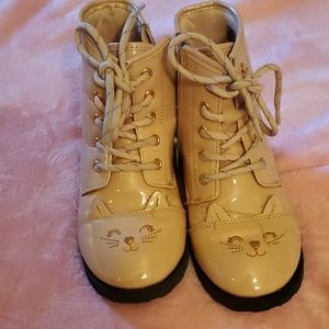 gold rose boots size 10